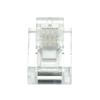 Keple RJ11 Modular Telephone Plugs, 6P4C, Clear, 10-Pack view 3