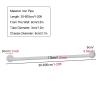 LILANAI Industrial Metal Stair Handrail, Gold, 330 cm view 3