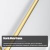 LILANAI Industrial Metal Stair Handrail, Gold, 330 cm view 4