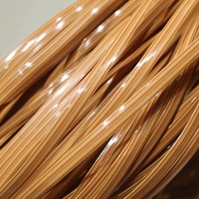 Flat PE Rattan Repair Weaving, Gray, 500 g, 70–80 m, 8 mm