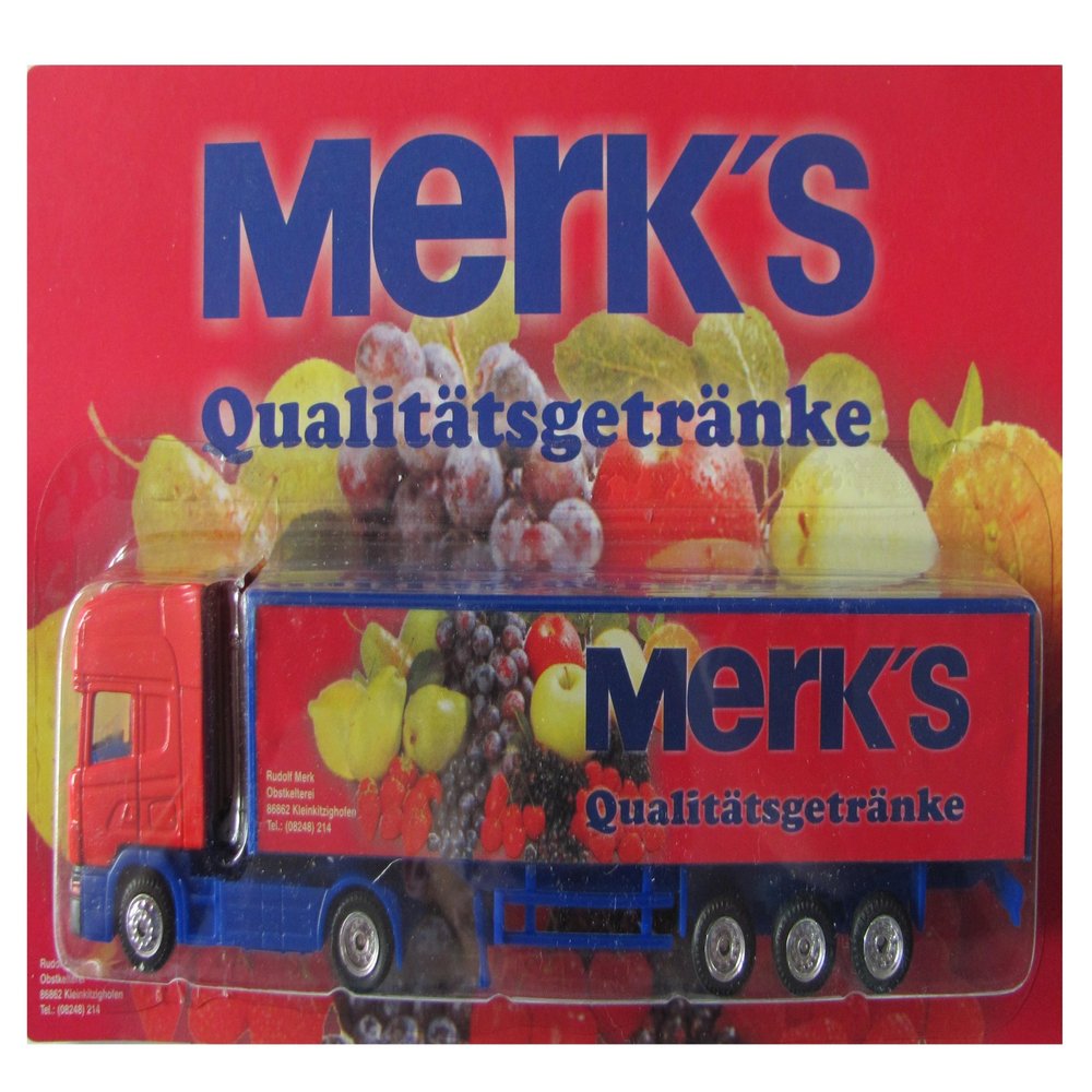 Merks Fruit Winery Truck – Quality Beverages – Scania Semi-Trailer Truck