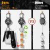 Oaridey 2-Pack Retractable Keychains, Tactical ID Badge Holders view 3