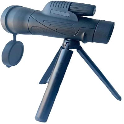 WANWEN 12x50 High-Performance BAK4 Prism Compact Monocular with Night Vision, Waterproof Design, and Tripod