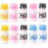 Vepoty 10-Piece Resin Milk Bottle Charms for DIY Jewelry view 1
