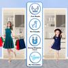 Magnetic Screen Door, Insect Screen Curtain for Balcony, Basement, and Patio Doors, No-Drill Adhesive Mount, Not Cuttable view 2