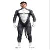 Animal Bodysuit with Large Tail for Men and Women, Wolf, L view 1