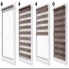 Double Roller Blind Without Drilling, 83 x 150 cm, Day & Night, Light-Filtering and Blackout view 3