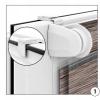 Double Roller Blind Without Drilling, 83 x 150 cm, Day & Night, Light-Filtering and Blackout view 4