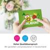 Kids' Birthday Invitation Set, Forest Animals, Green view 4