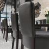 GGMMBEL 2-Piece Set Luca Full | Bistro Chair | Black | Leather | Frame: Wood/Wenge | Seat Height: 49 cm view 2