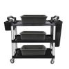 Bblina 13-Liter Commercial Bus Tubs, Plastic, Flat, 4-Pack view 4