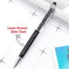 Angry Egg Boy 96 Personalized Ballpoint Pens with Names, Touchscreen Cap, Black Ink view 2