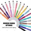 Angry Egg Boy 96 Personalized Ballpoint Pens with Names, Touchscreen Cap, Black Ink view 3
