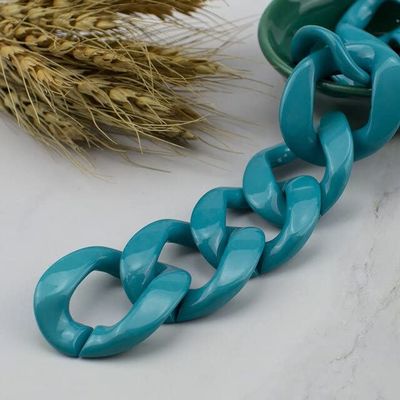LUNYY Candy-Color Round Resin Handbag Strap
