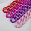 LUNYY Candy-Color Round Resin Handbag Strap view 3