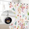 12-Pack Decorative Shower Curtain Hooks, Stainless Steel Shower Rings view 4