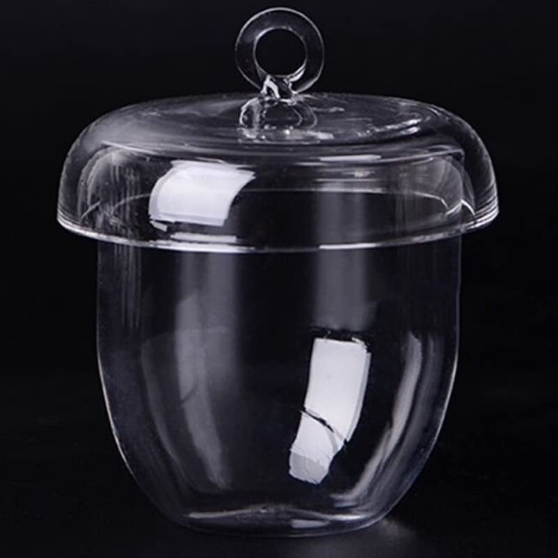 Quartz Crucible (15 mL) with Cover – High Temperature Resistance, High Purity, High Transmittance