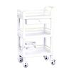 dRAGonFy Heavy-Duty Rolling Cart with Locking Casters, 1 Drawer, 64.5 x 44.5 x 98 cm view 1