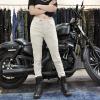 YXYECEIPENO White Waterproof Motorcycle Jeans for Women, Removable Armor, 3XL view 2