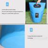 DUNAKE Collapsible Bucket, 15 L + 20 L, Portable Fishing Water Bucket, Green view 4