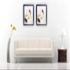 Monaldo Deluxe Poster Frame 100 x 75 cm, Distressed Dark Blue, Interchangeable Frame, White Background, Clear Acrylic Glass view 4