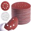 15-Piece 5-Inch 125 mm 8-Hole Aluminum Oxide Hook-and-Loop Sanding Discs, Grits 60–1200, Selected Grit 150 view 1