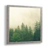 Monaldo Deluxe Poster Frame 80 x 80 cm, Antique Silver Hammered Finish, White Backing, Anti-Reflective Acrylic Glazing view 1