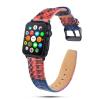 SKM Handmade Snake Leather Band for Apple Watch, 38/40/41/42/44/45 mm, Purple view 3