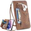 BAILI Wallet Flip Case for realme 6 Pro with Zipper view 1