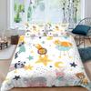 Aolity Teen Bedding Set 155 x 220 cm, Lion Panda Design, for Single Beds view 2