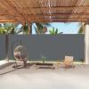 Tidyard Retractable Side Awning, Privacy and Wind Screen, Waterproof Sunshade for Balcony, Garden and Patio, Anthracite, 220 x 1000 cm view 2