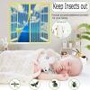 Magnetic Insect Screen for Windows, Self-Closing Mosquito Net Curtain view 2