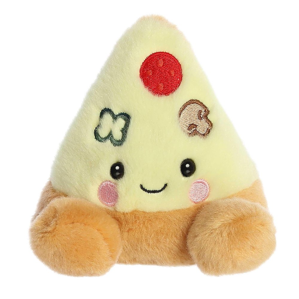 Aurora Palm Pals Peppa Pizza Slice Stuffed Animal, 5 Inches