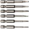 Fixinus 6-Piece Triangular Screwdriver Bit Set, Magnetic S2 Steel, 1/4-Inch Hex Shank, 50 mm view 1