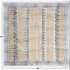 CASAVANI Hand-Block-Printed Cotton Rug, 100% Flatweave, Geometric Boho Tassel Rug, Easy-Wash, 240 x 300 cm (8 x 10 ft) view 3
