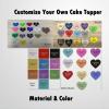 90th Birthday Cake Topper, Personalized, Black Acrylic view 4
