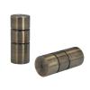 Sento 25 mm Metal Curtain Rod, Ceiling-Mounted, Antique Brass, 320 cm, Ilusion view 2