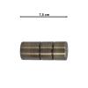 Sento 25 mm Metal Curtain Rod, Ceiling-Mounted, Antique Brass, 320 cm, Ilusion view 3