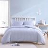 Poppy & Fritz Oxford Stripe Reversible King Duvet Cover Set, Blue view 1