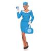 UNDERWRAPS Pan Am Airlines Costume for Women, Blue, L view 1