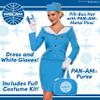 UNDERWRAPS Pan Am Airlines Costume for Women, Blue, L view 4