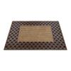 rugsx BH 107 Grid Door Mat, Non-Slip, Indoor/Outdoor, Rubber, Brown, 40 x 70 cm view 3