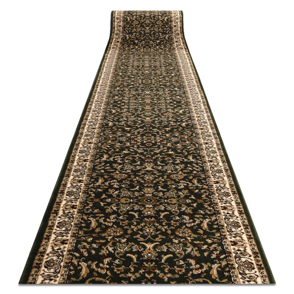 rugsx Runner Heat-Set ROYAL ADR 1745 Rug for Dining Room, Kitchen and Hallway, Green, 120 x 170 cm