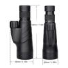WANWEN 10–30x50 Zoom Monocular Telescope, Large Caliber, Portable HD, Waterproof with Tripod, for Travel, Birdwatching, Sports and Wildlife, Little Surprise view 2