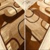 rugsx ROYAL HE405 Geometric Runner Rug – Brown/Cream, 100 x 480 cm view 4