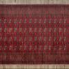 rugsx LOTUS BUCHARA 30250 Runner Rug, Classic Red, Washable, 60 x 710 cm view 4