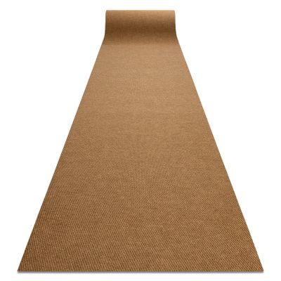 VIGOR Non-Slip Doormat, Indoor & Outdoor, Coconut Brown, 200 x 390 cm