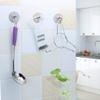 Sahkgye 4-Pack Adhesive Wall Hooks, Heavy-Duty Stainless Steel, Waterproof, for Robes and Towels view 2