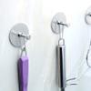 Sahkgye 4-Pack Adhesive Wall Hooks, Heavy-Duty Stainless Steel, Waterproof, for Robes and Towels view 3