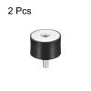 sourcing map 2-Pack Rubber Mounts, Vibration Isolators, D50 x H30 mm view 3
